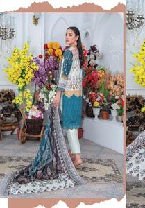 Haute Qualité 100% Coton Shalwar Kameez Dames Costumes Pakistanais Imprimé Collection D'été Plus Options De Taille-Importation Directe - Product Image 5