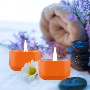 Merveilleux bocaux à bougies enduits de poudre pots de fabrication de bougies avec couvercles parfaits pour la décoration intérieure salon café vaisselle utiliser des bocaux - Product Image 6