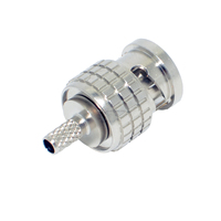 Venta al por mayor personalizar 12G SDI BNC engarzado enchufe 75 Ohm UHD 4K BNC conector macho para transmisión CCTV