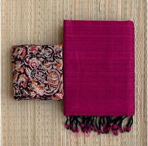 Nouveau Soft Kadhi Cotton Pallu Attached Jalar & Digital Print Blouse beau saree - Product Image 4