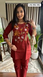 Pure Mull Dabu Cotton Crush Soft Breathable Stylish <b>Kurti</b> <b>for</b> Everyday Festive Wear Indian <b>Women</b> In Stock - Product Image 4