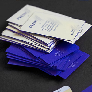 Sang trọng màu xanh lưỡi trắng kinh doanh thẻ tên in ấn Màu xanh lưỡi đã ghé thăm thẻ kinh doanh thẻ với <span class=keywords><strong>logo</strong></span> - Product Image 5