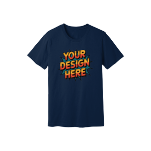 เสื้อยืดคอกลมสำหรับผู้ชายผ้าฝ้าย40% โพลีเอสเตอร์60% พิมพ์ลาย DTG ป้องกันกลิ่นซิลิโคนซอฟท์เนอร์ซักได้แบบกระชับปกติ - Product Image 4