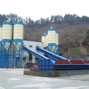 HZS350 HZS60 HZS90 HZS180 Concrete Mixing Sand Cement Concrete Mixing Plant