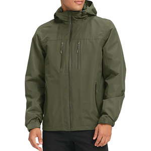 Veste coupe-vent imperméable légère personnalisée Veste de randonnée extérieure élégante pour hommes avec tissu respirant et à séchage rapide - Product Image 6