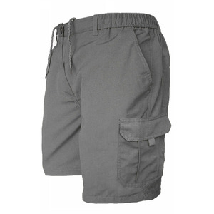 Short taille moyenne respirant en tissu de coton pour hommes Heavy Duty New Cargo Pocket Design Streetwear Hip Hop Style Solid Summer - Product Image 2