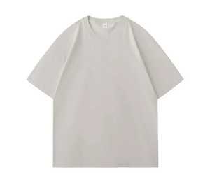 Última Novedad: Camiseta de Cuello Redondo de Algodón 100% Tejido Grueso, Antipilling, Ajuste Holgado para Impresión, Proveedor OEM al por Mayor - Product Image 6