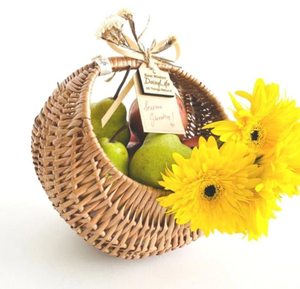 Panier de rangement en bambou pour la maison ustensiles de cuisine panier suspendu décoratif plantes oeuf fruits et légumes panier de rangement en bambou naturel - Product Image 4