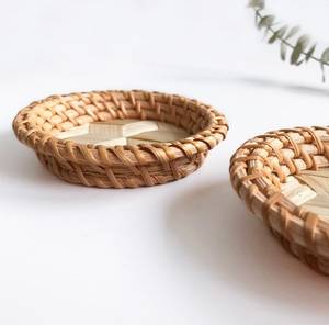 Posavasos de bambú de ratán más vendidos: productos de buena calidad al por mayor de artesanías TienPhong en Vietnam - Product Image 1