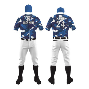 Ensembles d'uniformes légers de baseball et de softball de meilleure qualité pour hommes et femmes Logo personnalisé imprimé Concevez votre propre uniforme - Product Image 1