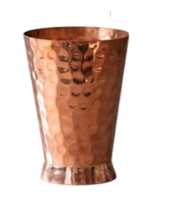 Tumble en cuivre de qualité supérieure sans toxine meilleur gobelet en verre d'eau en cuivre pur cadeaux personnalisables verres sains meilleur prix - Product Image 5