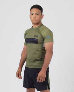 Camisa de compresión personalizada Camo BJJ Jiu Jitsu Rashguard para No-Gi Gi MMA manga larga y corta disponible - Product Image 1