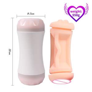 大人用おもちゃ箱男性自慰行為者男性販売バイブレーター人工ホット購入インフレータブル二重頭飛行機カップ - Product Image 2