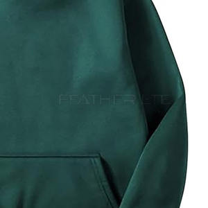 เสื้อฮู้ดโอเวอร์ไซส์ของผู้ชายสินค้ามาใหม่เสื้อมีฮู้ดตัวบางน้ำหนักเบาออกแบบโลโก้ได้ตามต้องการบนหน้าอกย้อมสีล้วนสำหรับฤดูหนาว - Product Image 4