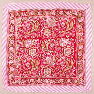 Ensemble de 2 bandanas en coton, foulard pour cheveux et cou, imprimé à la main, réutilisable - Product Image 1