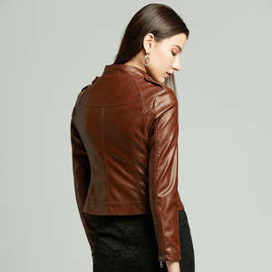 Veste en cuir élégante pour femmes, qualité supérieure, douce, confortable, idéale pour la mode automne-hiver et le style quotidien - Product Image 2