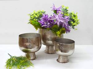 Premium Table Top Fleur Vase Cuivre Tone Couleur Antique Design Métal Offre Spéciale Style Moderne Maison De Mariage et De Fête Décor Vase - Product Image 2