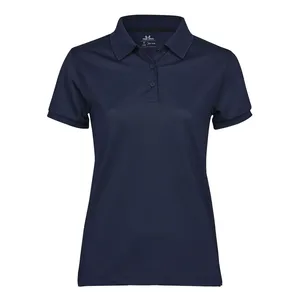 Polos promotionnels durables en tissu recyclé pour femmes - Product Image 4