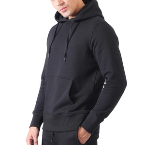 Wholesale Customized Men's Tracksuit High Quality Black Pullover <b>Hoodie</b> and Sweatpants Latest New Design Sportswear Tracksuit - Product Image 6