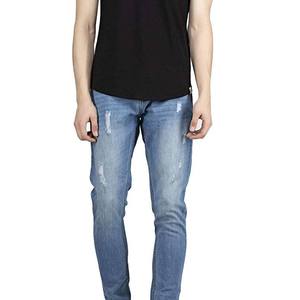 Streetwear Best Selling Regular Fit Breathable High Street Mid Waist Lightweight <b>Denim</b> Jeans Wholesale <b>for</b> <b>Men</b> Casual Low Price - Product Image 6