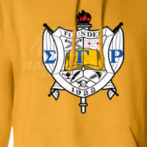 Sweat à capuche pour homme avec broderie de lettres grecques, 100 % coton, design hivernal pour les Journées d'Esprit Grec – Haute Qualité, Écologique - Product Image 5