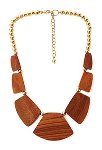 Premium Quality <b>wooden</b> Necklace Fashion <b>Jewellery</b> Necklace For Women and Girls - Product Image 3