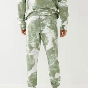 Survêtement décontracté à capuche en coton 100% coupe-vent, dernier design, uni, logo personnalisé, grande taille pour hommes - Product Image 4