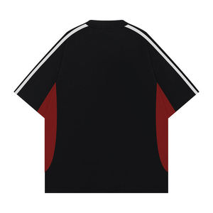 เสื้อยืดคอตตอนปักโลโก้แบบยูนิเซ็กส์ลายบล็อกสี - Product Image 5