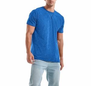 Camiseta corta en blanco con estampado de logotipo OEM, camisetas de algodón con hombros caídos 280GSM, camiseta de gran tamaño para hombre con timbre recortada - Product Image 3