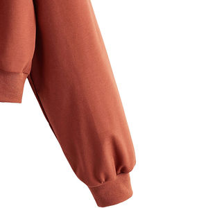 OEM Custom Manufectuer <b>Women's</b> Streetwear <b>Hoodies</b> 345 Gsm Thick Fleece Ladies Hoodie <b>Cropped</b> Hoodie <b>Woman</b> - Product Image 4