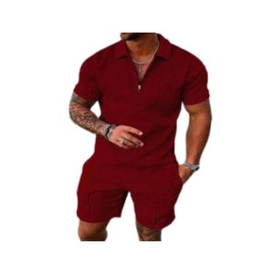 Conjunto de Shorts de Verano para Hombre de Alta Calidad, Transpirable, 100% Algodón, Color Sólido, Logotipo Personalizado para Ropa Casual al Aire Libre - Product Image 1