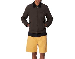 OEM Custom Men's Twill Cotton <b>Worker</b> <b>Jacket</b> with Zipper and Canvas Embroidery Decorated Spring Season Design for Man - Product Image 5