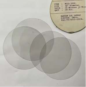 แผ่นไมก้าสีทับทิมคุณภาพสูง ปราศจากรอยขีดข่วน เกรดออปติคอล รูขนาด 0.2 มม. ความหนา 20x25 มม. แรงดันไฟฟ้า 18kv ทนแรงดันไฟฟ้าสูง - Product Image 5