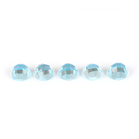 Natürliche Himmelblau-Topas-Edelsteine 8MM Rosenschliff Runde Facettierte Lose Edelsteine Zertifiziert von Drittanbietern Großhandel Gopika Exports Fine