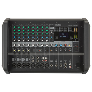 YAMAHA EMX7 B-Stock powermixer เครื่องผสมสัญญาณเสียงระดับมืออาชีพพร้อมเครื่องขยายเสียงในตัวดีไซน์ที่มีน้ำหนักเบาเพื่อง่ายต่อการขนส่ง - Product Image 2