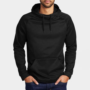 Sweat à capuche uni épais 100% coton de haute qualité Sweat à capuche surdimensionné pour hommes - Product Image 2