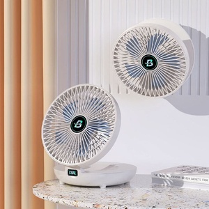 Ventilador de Mano Recargable por USB, Ventilador Eléctrico Plegable para el Hogar, Ventilador Personal con Alta Velocidad de Viento - Product Image 2