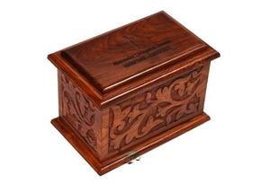 Arbre de vie gravé à la main adulte 250 cubique en urne design distinctif qui allie simplicité et beauté - Product Image 5