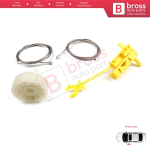 ชุดซ่อมมอเตอร์กระจกไฟฟ้าหน้าซ้าย รุ่น BWR5497 สำหรับรถยนต์ Trafic MK2 X83 JL FL EL Vivaro Primastar ปี 2001-2015 7700311820 - Product Image 3