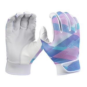 Microfiber, Breathable, Lightweight Best Anti Slip Breathable Baseball <b>Batting</b> Gloves Custom Design Baseball Glove - Product Image 1