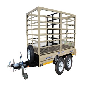 Heavy Duty Boîte Ouverte Bovins Remorque CA Origine pour Tracteur Camion & Cargo Hauling - Product Image 5