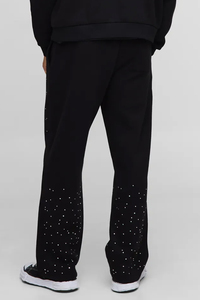 Pantalons de survêtement décontractés pour hommes, pantalons de jogging amples, 100% coton, taille mi-haute, taille élastique, multi-poches, streetwear - Product Image 5