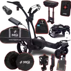 Chariot de golf électrique MGI Navigator Ai GPS+ avec télécommande et batterie externe, support OEM ODM personnalisé - Product Image 1