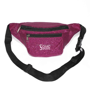 Women's Glitter Fanny Pack Holographic Waterproof Shiny Waist Bag Crossbody <b>Backpack</b> for Running - Product Image 5