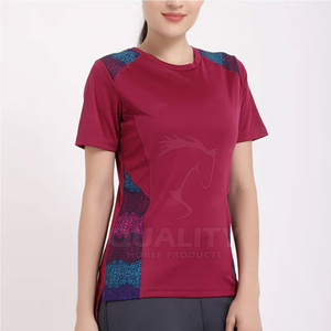 Camiseta Deportiva Casual de Verano para Mujer, 100% Algodón, Secado Rápido, Transpirable, Absorbe la Humedad, Cuello Redondo, Ropa Deportiva Ecológica - Product Image 1