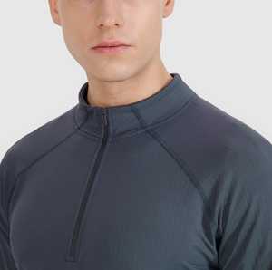 Sweat-shirt pour homme de qualité supérieure, best-seller, séchage rapide, tissu extensible confortable en polyester, impression personnalisée unie - Product Image 3