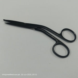 Knowles กรรไกรผ้าพันแผลอเนกประสงค์กรรไกร5.5 "ไทเทเนียมสีดำมุม EMT เครื่องมือผ่าตัดทางการแพทย์ - Product Image 6