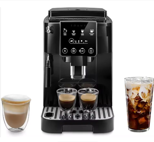 NEW Automatic Machine with Manual Milk Frother & Built in <b>Grinder</b> - 3 One-Touch Recipes, Easy-to-Clean, Home Barista - Product Image 1