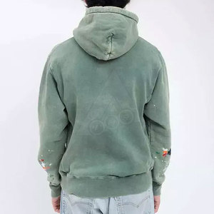 Sweat à capuche polaire 3D délavé XL pour homme – Qualité supérieure, design personnalisé, imprimé uni, décontracté, grande taille, hiver, respirant, séchage rapide, doublé - Product Image 3