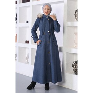 Manteau Trench Élastique Confortable pour Femme, Style Quotidien, avec Rembourrage en Duvet de 150g-200g - Product Image 6